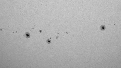 Солнце - группы пятен  AR13819, 2815, 3816, 3813, 3811 08.09.24 10:01 (GMT +5)