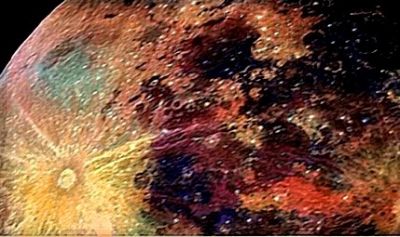 Кратер Тихо и окрестности.Новая версия.