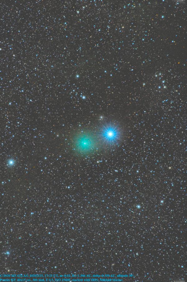 C/2020 M3 ATLAS near Bellatrix - Astrophotography