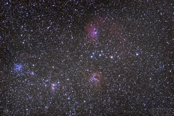 IC 405 Flaming Star, NGC 1893, IC 417, M38 - Astrophotography
