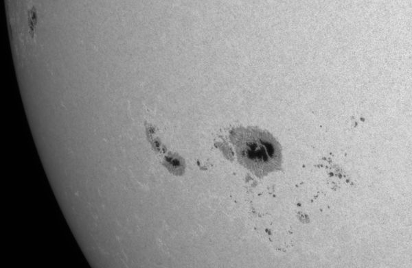 Sun - sunspot group AR13778 07.08.2024 09:35 (GMT +5) - Astrophotography