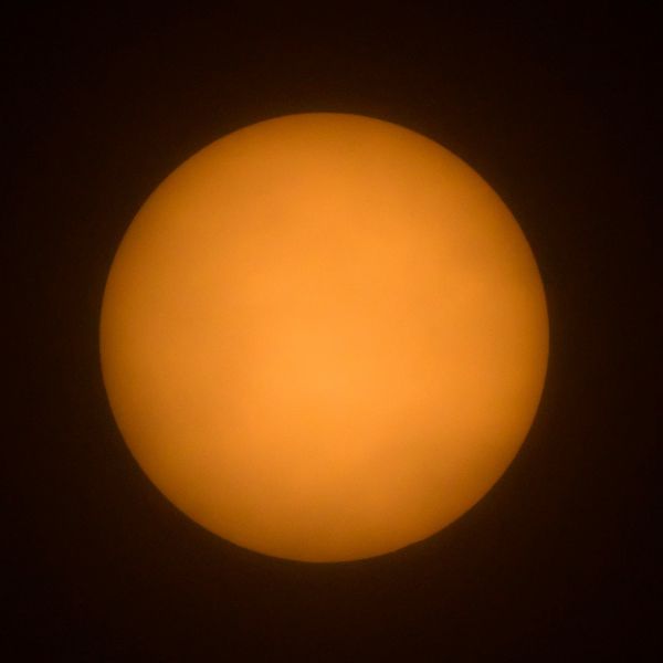 Solar eclipse of June 21, 2020 at the edge of the visibility zone. - Astrophotography