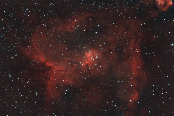 The Heart Nebula, IC 1805 - Astrophotography