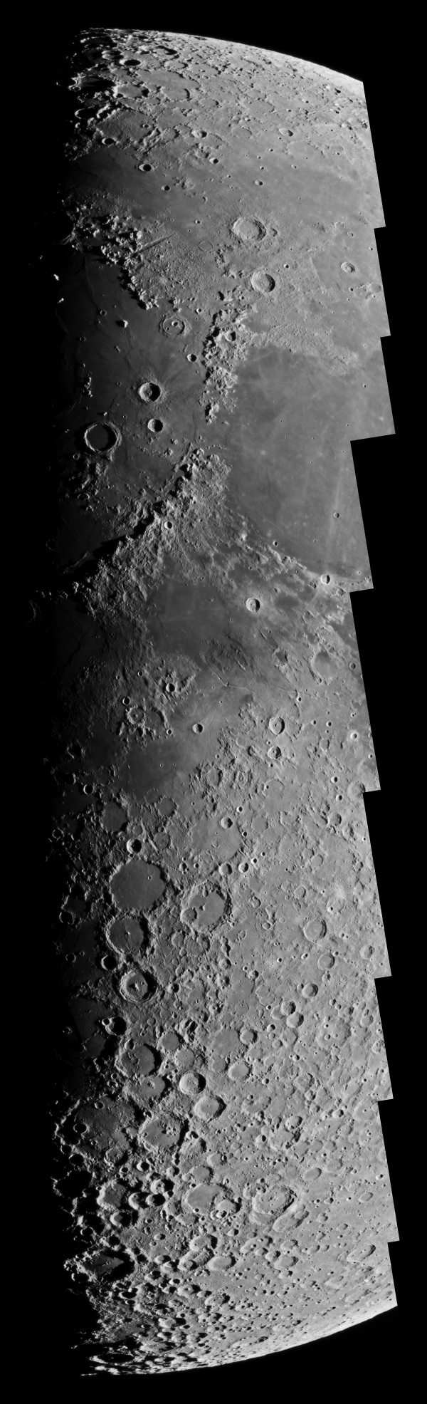 2018.02.23 Moon Terminator mosaic - Astrophotography