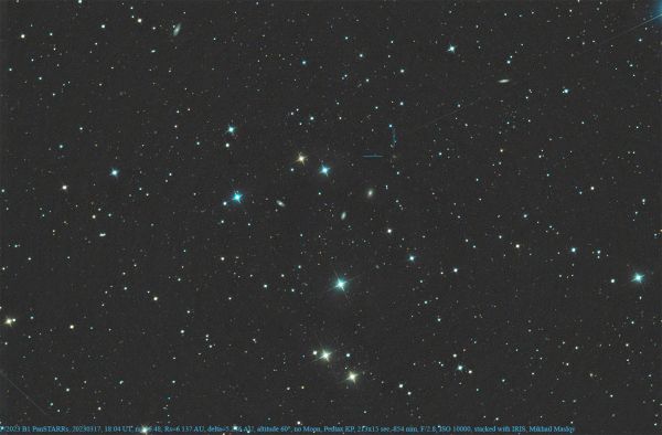 P/2023 B1 PanSTARRs - Astrophotography