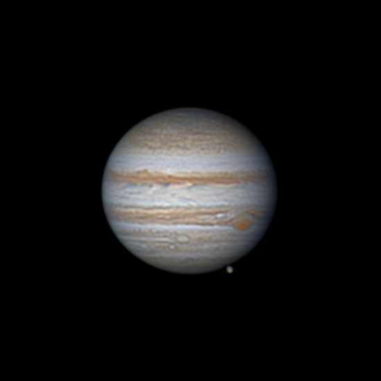 Jupiter and Ganymede (4:06) - Astrophotography