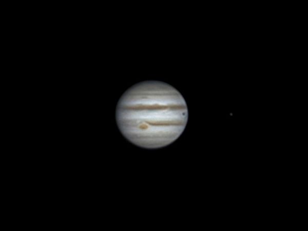 Jupiter, Europa (25 march 2015, 22:18) - Astrophotography