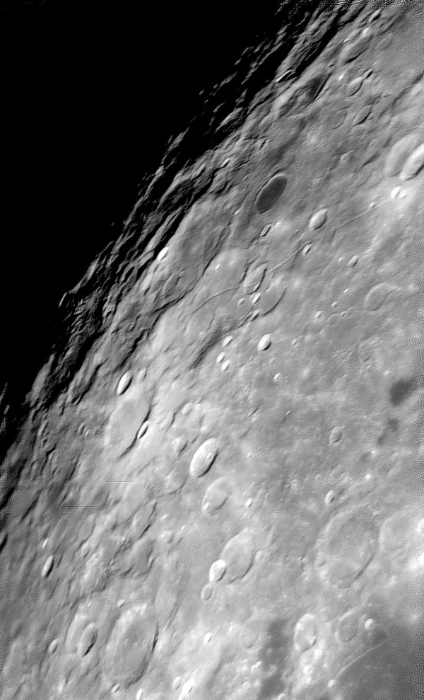 Craters Darwin, Lamarck, and others - Astrophotography