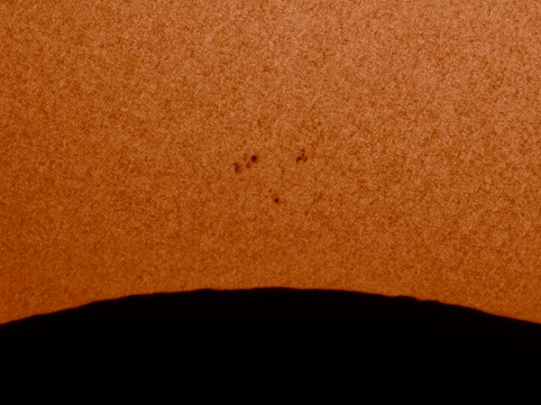 A piece of the eclipse - Astrophotography