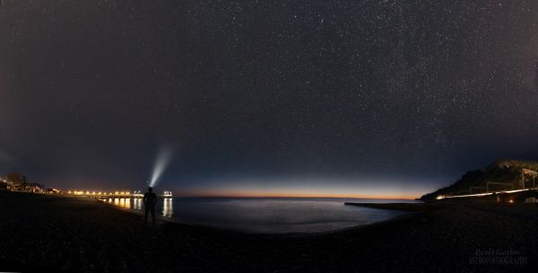 At dusk on the edge of the Black Sea - Astrophotography