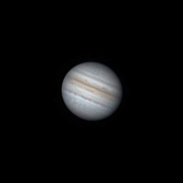 Animation of Jupiter's rotation, June 8, 2021 - Astrophotography