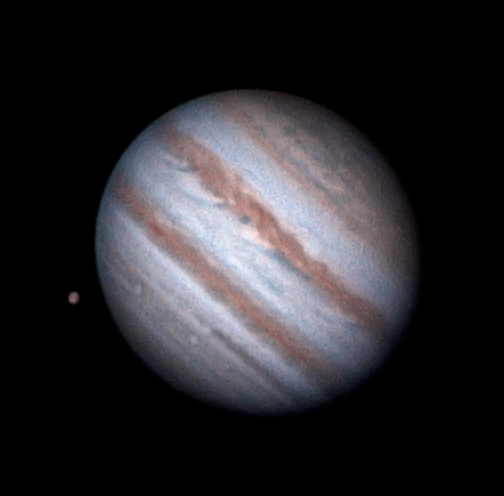 Jupiter and Ganymede on September 21, 2023 - Astrophotography
