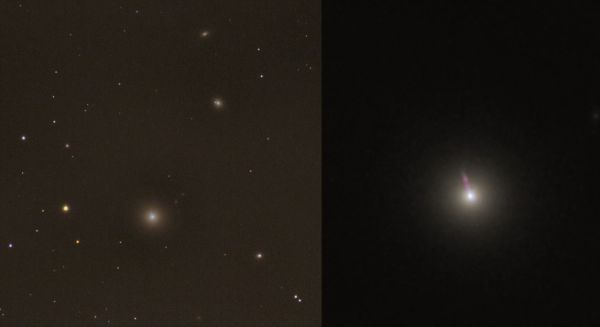 Relativistic jet from the black hole in M87 - Astrophotography