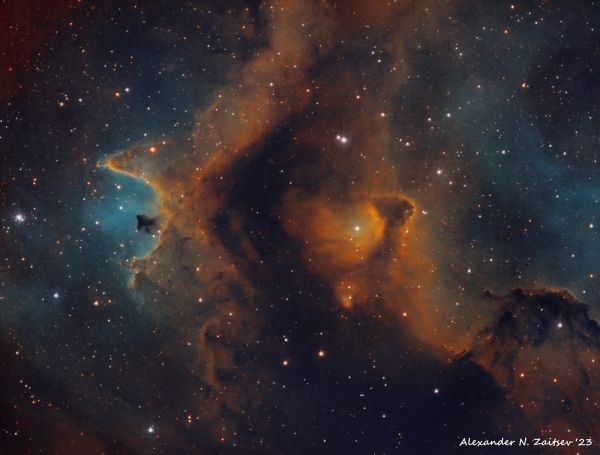 IC1871 (The Dancing Dervish) (30, 31.08.2023, Novoye Dubovoye) - Astrophotography