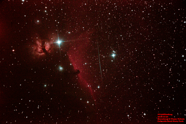 Horsehead and Flame Nebula - Astrophotography