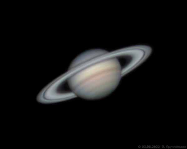 Saturn on August 3, 2022 - Astrophotography