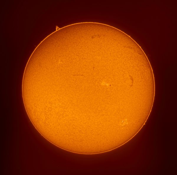 Solar Chromosphere, August 18, 2022 - Astrophotography