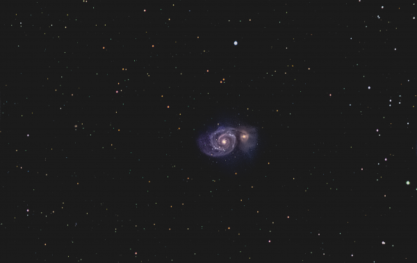 Whirlpool Galaxy from 25.02.2025 - Astrophotography