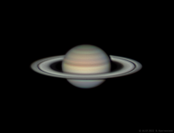 Saturn on July 16, 2022 - Astrophotography