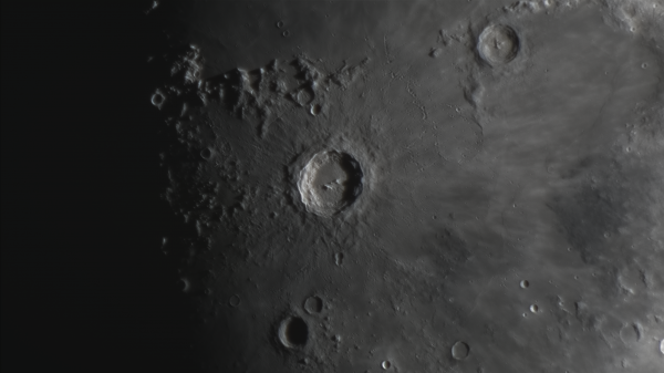 Moon 13.03.2022. Surroundings of the crater Copernicus: Eratosthenes, Reinhold, Stadius and Montes Carpatus. - Astrophotography