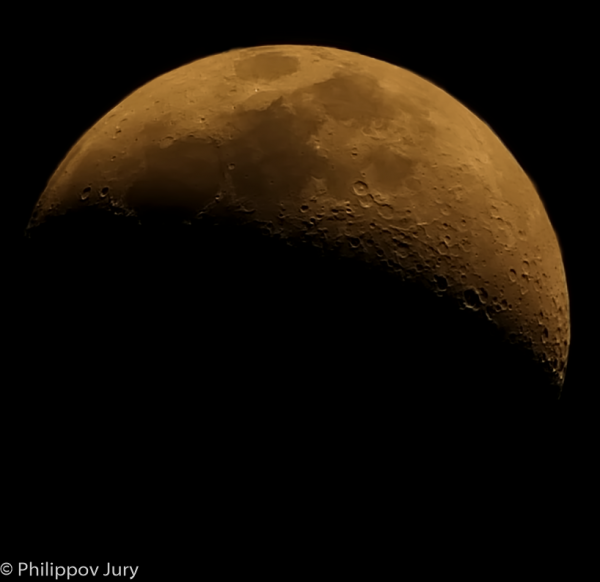 The Moon near first quarter - Astrophotography