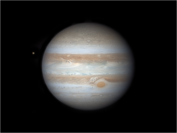 Jupiter and Io.UT-18.09.2024  00-45 - Astrophotography