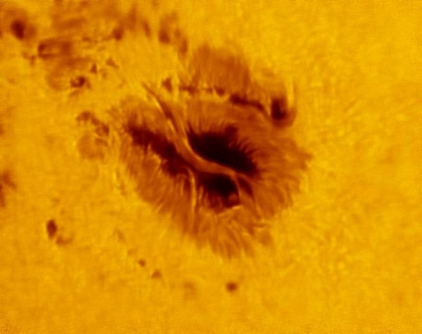 Great sunspot, 5 july 2013, 11:52 - Astrophotography