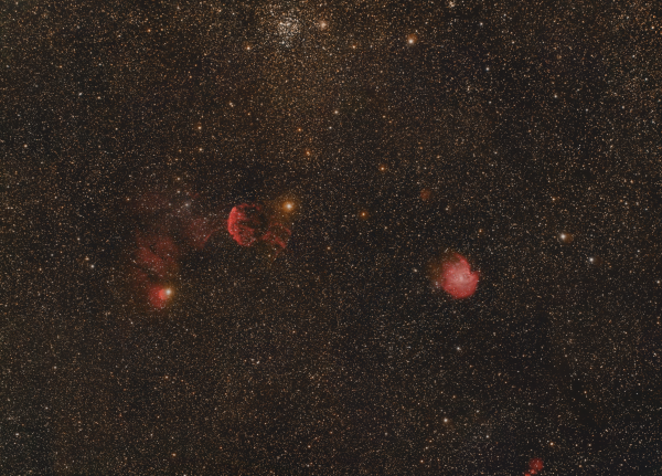 Jellyfish Nebula and Monkey Head Nebula - Astrophotography