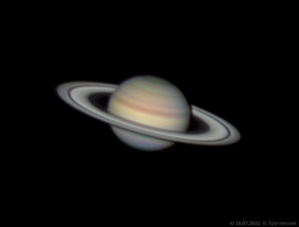 Saturn on July 16, 2022 - Astrophotography