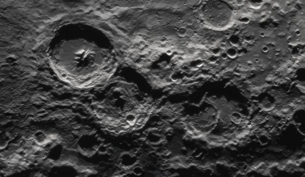 Moon - craters Theophilus, Cyrillus and Catharina - Astrophotography