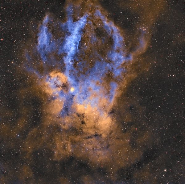 Sh2-157 Lobster Claw Nebula - Astrophotography