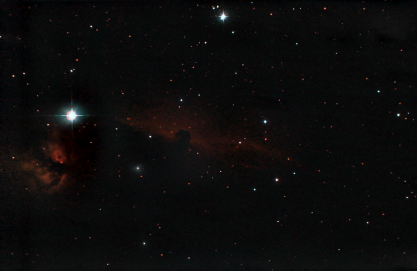 Emission nebulae in Orion: Horsehead and Flame. 22.02.2023 - Astrophotography