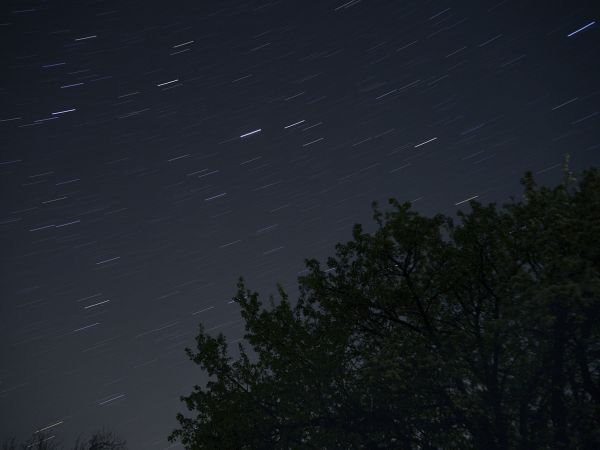 Starry landscape - Astrophotography