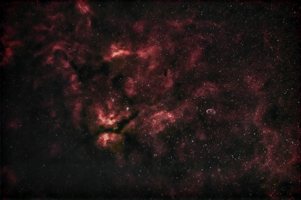 Vicinity of the star Sadr in the constellation Cygnus from 05-06.05.2024 - Astrophotography
