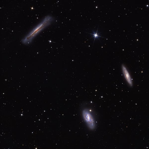 NGC 3628, M65, M66 