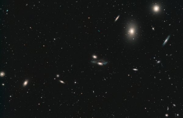 Markarian's chain - Astrophotography