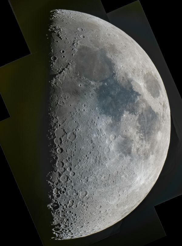 Panorama of the Moon on April 10 - Astrophotography
