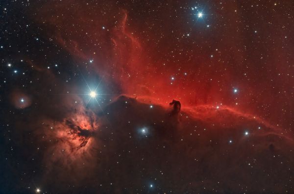 NGC2024 Horse and Flame HaRGB - Astrophotography