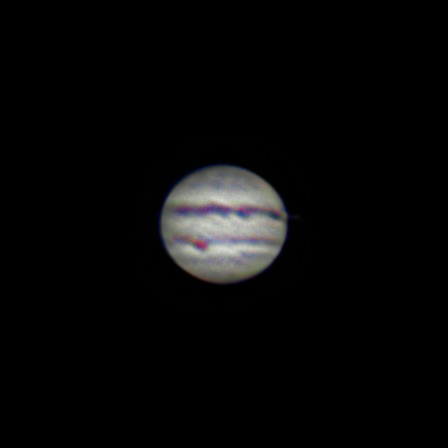 Jupiter, first de-rotation attempt. - Astrophotography