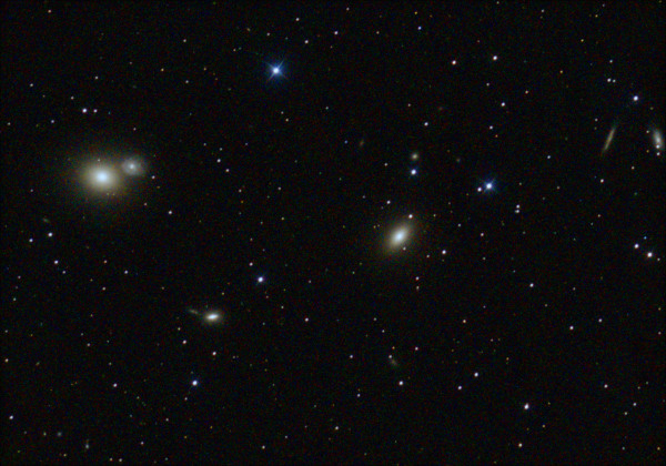 Galaxies M 59 and M 60 - Astrophotography