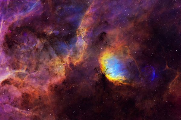 Sh2-101 (Tulip Nebula and Surroundings) - Astrophotography