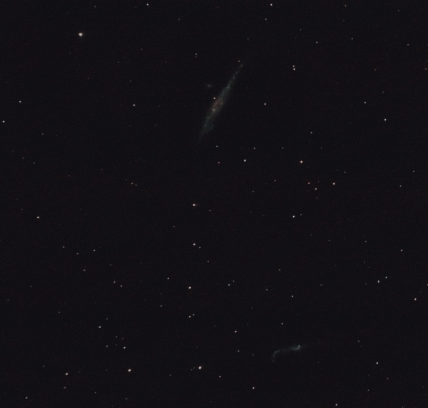 The Whale Galaxy (NGC 4631) and the Hockey Stick Galaxy (NGC 4656) - Astrophotography