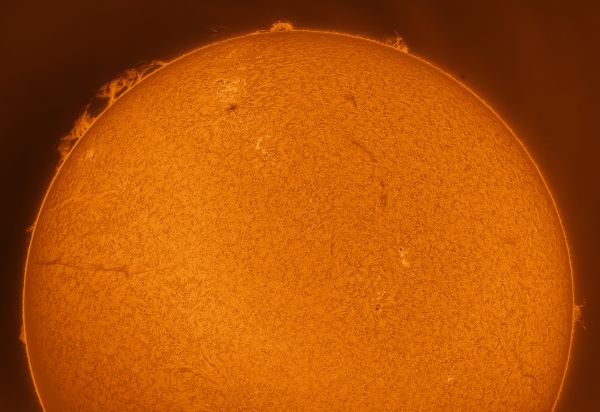 The Sun on July 7, 2022 - Astrophotography