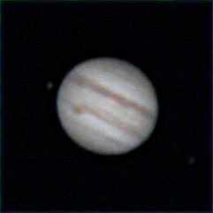 Jupiter, Io, Europa - Astrophotography