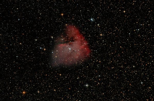 Pac-Man Emission Nebula - Astrophotography