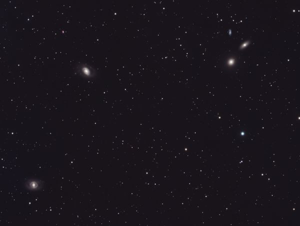 M 95, M 96, M 105, NGC 3389, NGC 3384 - Astrophotography