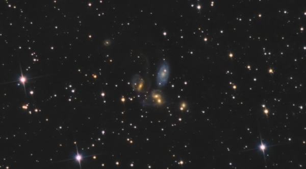 Stephan's Quintet (NGC 7317, NGC 7318A, NGC 7318B, and NGC 7319) - Astrophotography