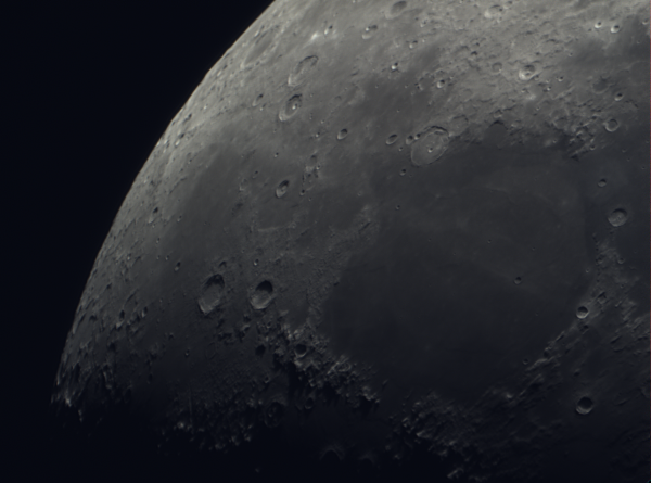 Sea of Serenity, Caucasus Mountains, and Posidonius - Astrophotography