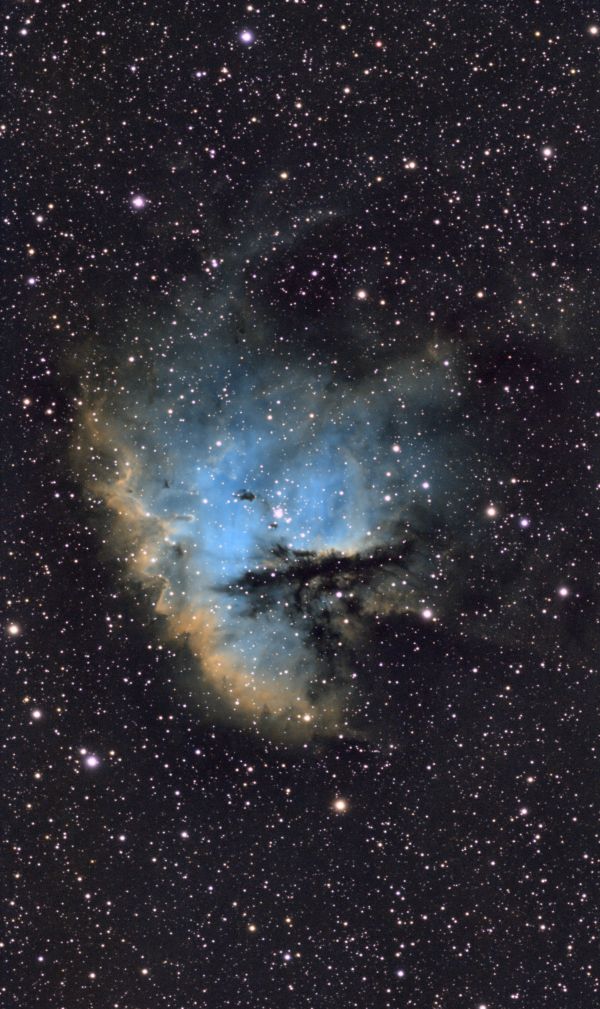 NGC281 Pacman Nebula in SHO - Astrophotography