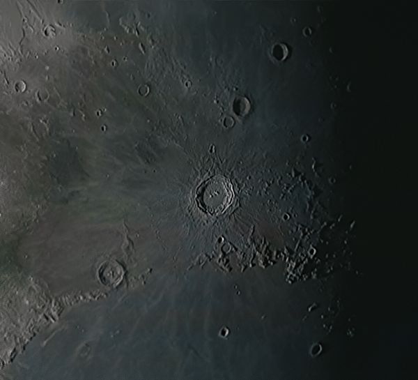 Crater Copernicus 30.06.20 color - Astrophotography